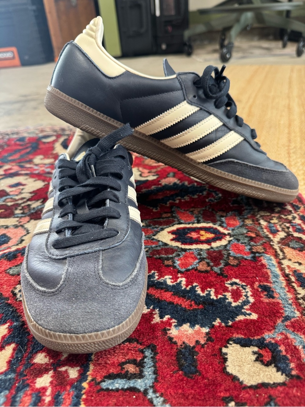 Adidas Sambas Men’s Sneakers - Navy - Size 10